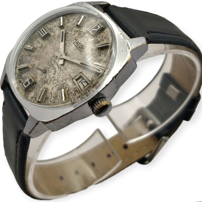Match Date 33mm 1970s Calibre Fe 233 66 Lebrocantheure Montre Vintage Watch
