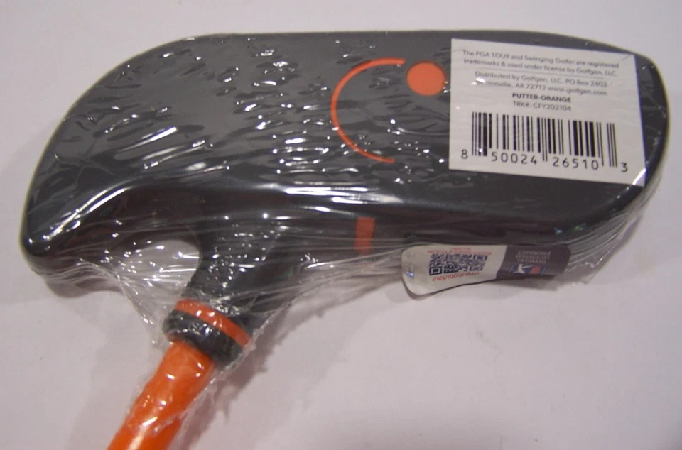 PGA Tour Tee-Up 28" Orange Putter Right-Handed Golf Club 6-11 Yrs Up to 55" Tall - Image 4 of 4