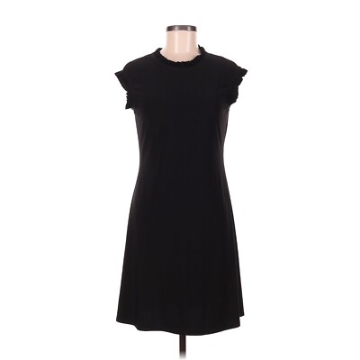 NWT Womens Size Medium Nick and Nash Black Ruffle Accent A-Line Mini Dress  NEW | eBay