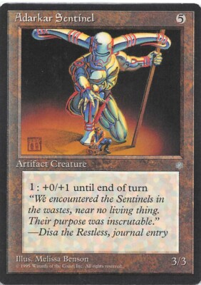 Adarkar Sentinel *Uncommon* Magic MtG x1 Ice Age SP