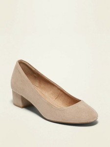 taupe pumps size 8