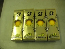 2 dozen BRAND NEW 2024 Bridgestone E12 Contact golf balls Yellow Sleeve special