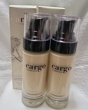2 x CARGO Cosmetics  Swimmables Longwear Foundation  SF 10  1 oz each  BNIB