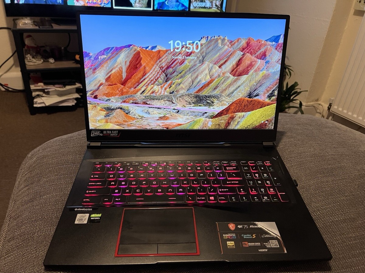 9th Gen Msi Ge75 Raider 240hz Rtx 2070 Msi Ge75 Raider 10th Gen