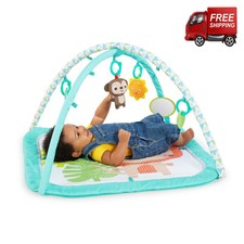 bright starts spots and stripes safari play mat & gym