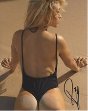 SEXY GOLF MODEL PAIGE SPIRANAC SIGNED 8x10 PHOTO A w/COA SI SWIMSUIT SHOOT