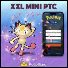 Pok mon PTC Go - XXL Shiny Meowth Kanto - 80K Stardust Read Description
