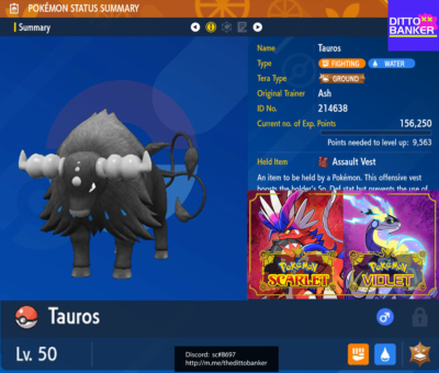 Pokémon Tauros Brillant GO | eBay