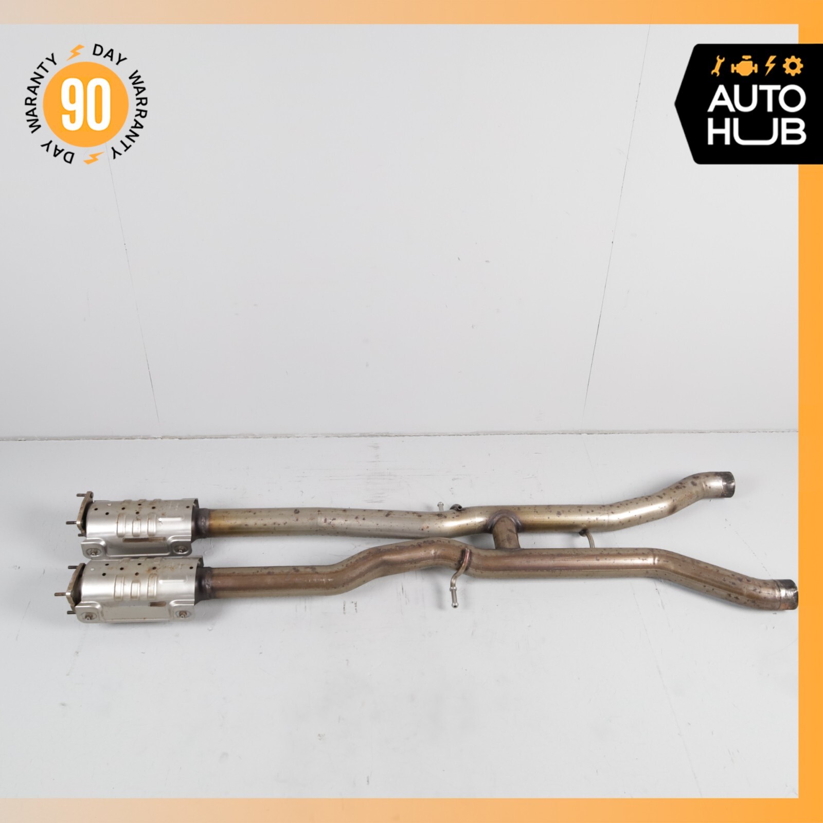 Bentley Continental GTC 6.0L Middle Exhaust Downpipe Left & Right Side OEM 46k