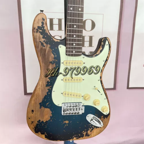 Vintage Relic ST Electric Guitar - Hand - Aged Finish, Premium Components Alder