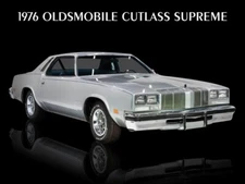 1976 Oldsmobile Cutlass Supreme Metal Sign: LARGE SIZE 12 X 16 - Free Shipping