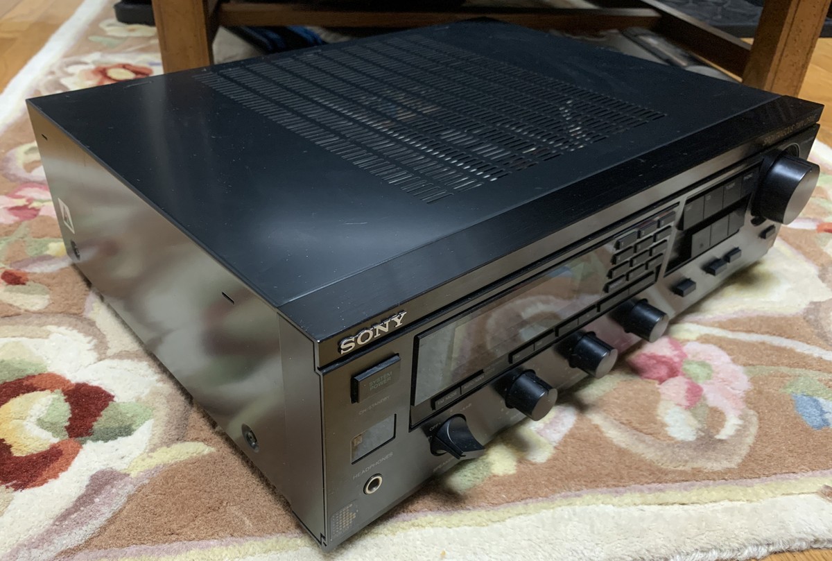SONY STR-GX5ES II AM FM STEREO RECEIVER SPONTANEOUS TWIN