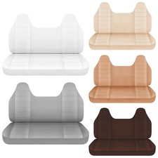 Truck Seat Covers Fits 1992-2004 Ford F150 Front Bench W Molded Headrest Cotton