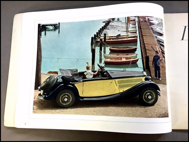 1937 1938 1939 Mercedes Benz Typ 320 Vintage German Car Brochure