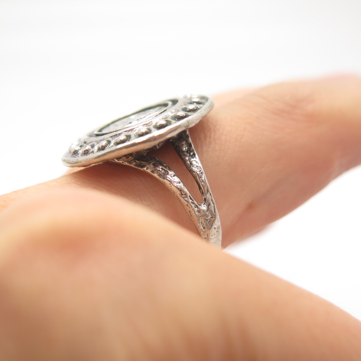 Vintage Silver Grain Ring 925 9号 DDW グレインリング ピンキー 