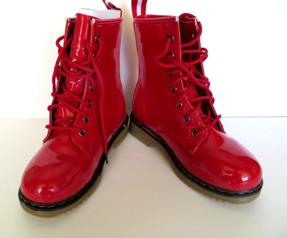 Link Alyson-01K Botas Rojas, Nuevas, Talla 1 (Niño Pequeño 1) Foto 2 de 4