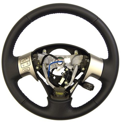 2009-2013 Toyota Matrix & Corolla Steering Wheel Dark Grey Leather