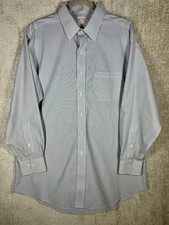 Brooks Brothers Shirt 16 2/3 Regent Striped Button Down Long Sleeve Regular Fit