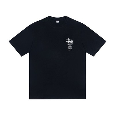 Stussy FW26 SWIM OUT TEE PIGMENT DYED tee Summer t-shirt Black