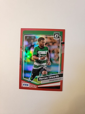 2023-24 Donruss Optic Soccer Marcus Edwards #163 Red Prizm 21/299 - SD1956