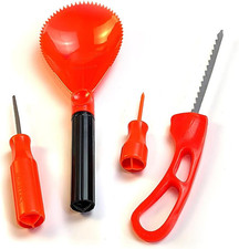 Premium All in One Carving Kit Comprehensive Halloween Pumpkin Carving Kit wit