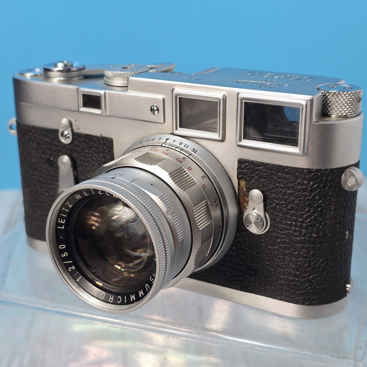 Leica M3 CAMERA Single Stroke Summicron 50mm f/2 Lens 1963 | eBay