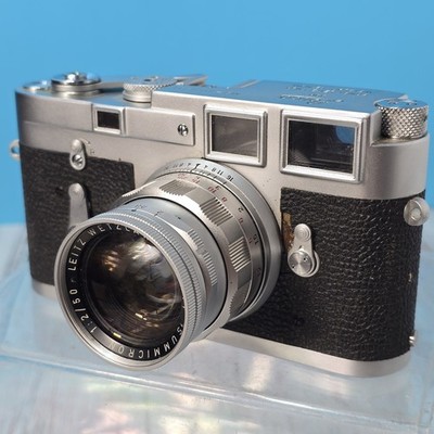 Leica M3 CAMERA Single Stroke Summicron 50mm f/2 Lens 1963 | eBay