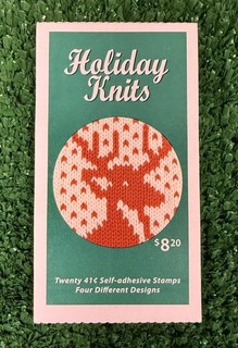 LOT OF (10) 41 CENT HOLIDAY KNITS US STAMP BOOKLETS #305BK MINT NH $82 FACE!