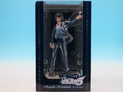 Ace Attorney 5 Naruhodo Ryuichi 1/10 scale Painted Figure E-Capcom Japan Import