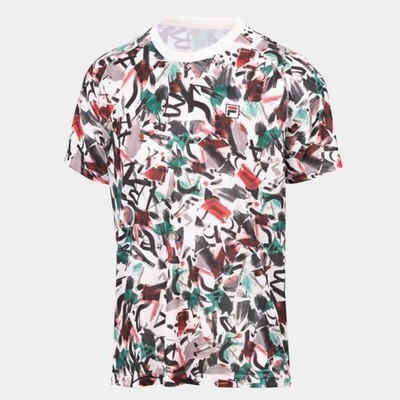 Fila Herren T-Shirt Huds Multicolor Sportshirt Training Tennis TFM242301/0091