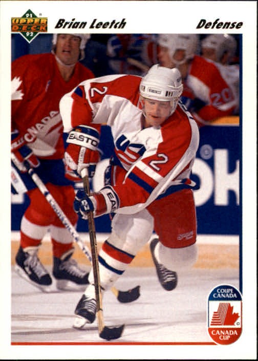1991-92 Upper Deck #35 Brian Leetch CC - HKY