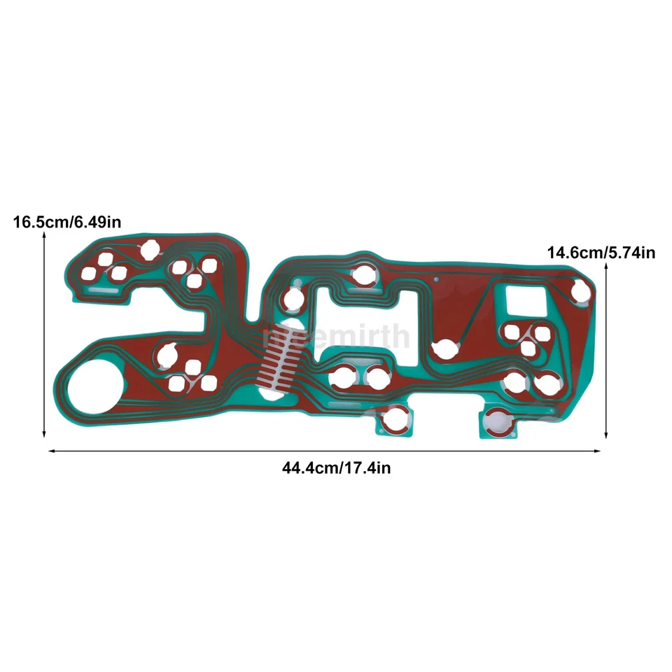 Instrument Cluster Printed Circuit For 1981-87 Chevy Truck With Gauges W/O Tach Foto 3 de 4