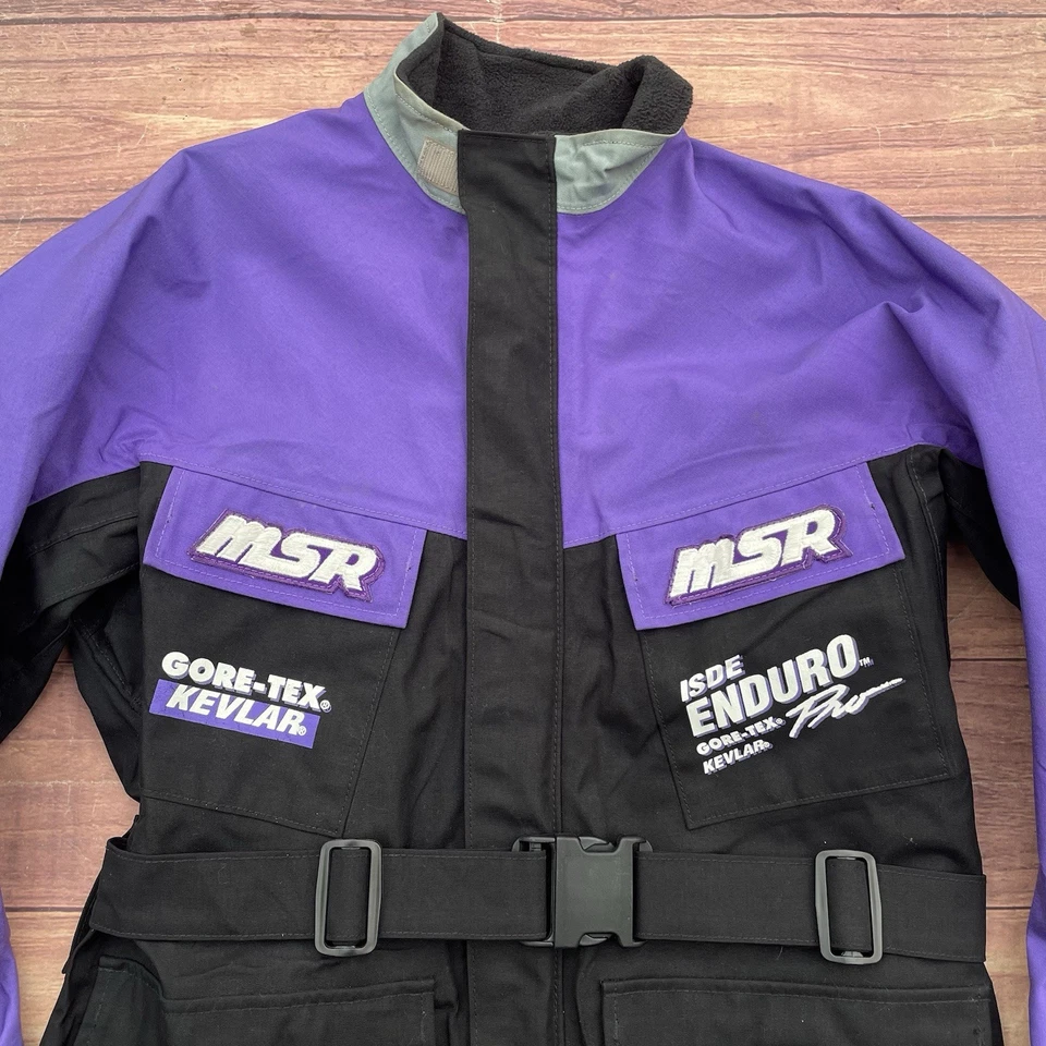 De colección MSR MS Racing MALCOLM SMITH RACING Gore-Tex Hecho con Kevlar Para Hombres Grande Foto 2 de 4