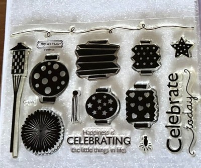 CTMH C1458 PAPER LANTERN ~ Happiness is CELEBRATING  the little things in life
