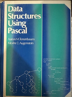 Data Structures Using Pascal - hardcover, 9780131966680, Aaron M Tenenbaum 1981