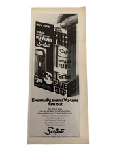 Scripto Vu-tame Refillable Butane Lighter Print Ad 1971