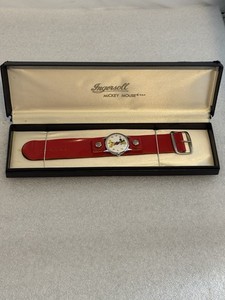 Vintage Ingersoll Mickey Mouse Watch. In Original Box. NOS. RARE