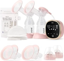 NCVI Electric Breast Pump 8782, Portable Hospital-Grade Double Pump with 4 Modes