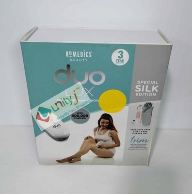 HoMedics IPL Haarentfernung Duo Lux Silk Edition - 3-in-1 Trimmer Set, Lady Sha...