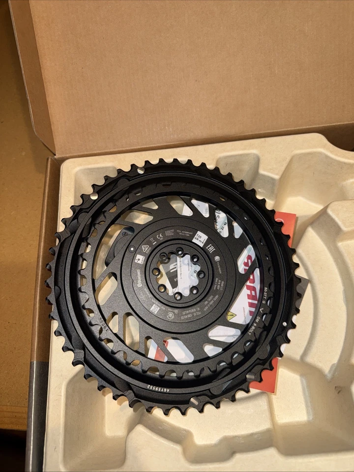 SRAM ROJO D1 AXS Quarq Kit Medidor de Potencia 12 Velocidades 50/37 Plato Carretera Grava  Foto 2 de 4