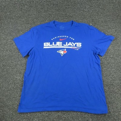 Nike BLUE JAYS ユニフォーム XL Toronto Blue Jays Shirt Mens XL Blue MLB Baseball Nike Engineered
