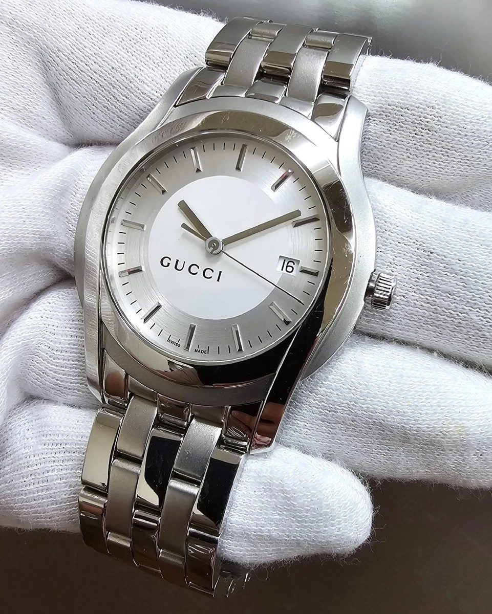 Stainless Steel Case Men Gucci 5500 Wristwatches for sale | eBay