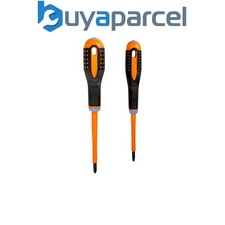 Image of Bahco BE-9890S Insulated ERGO Combi Screwdriver Twin Pack BAH9890S