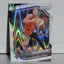2025 Panini Prizm WNBA - Aaliyah Nye #15 White Seismic Prizm (RC)