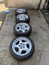 BMW E31 Genuine Staggered Style 21 Throwing Star Wheels