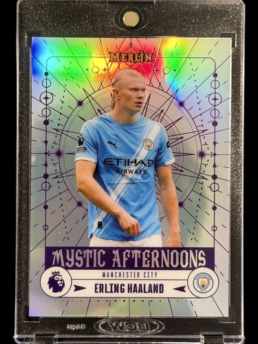 Erling Haaland REFRACTOR TOPPS CHROME MERLIN CARD MINT