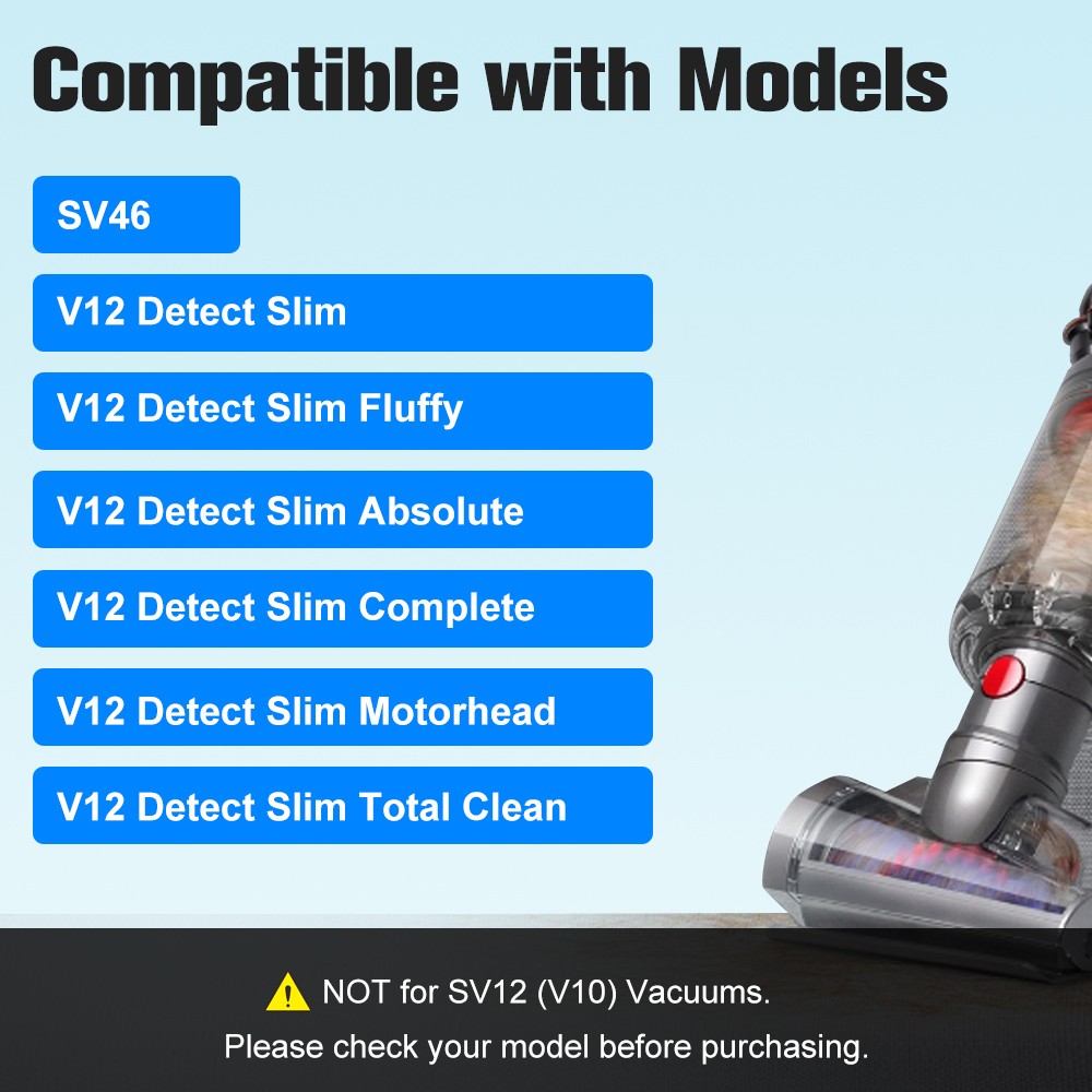 For Dyson V12 Battery Handheld Vacuum Cleaner Absoulte Slim 8Ah 8000mah Battery