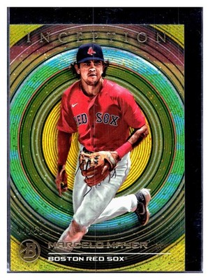 2022 Bowman Inception #19 Marcelo Mayer Gold Foil /50 Rookie Parallel SP MLB RC