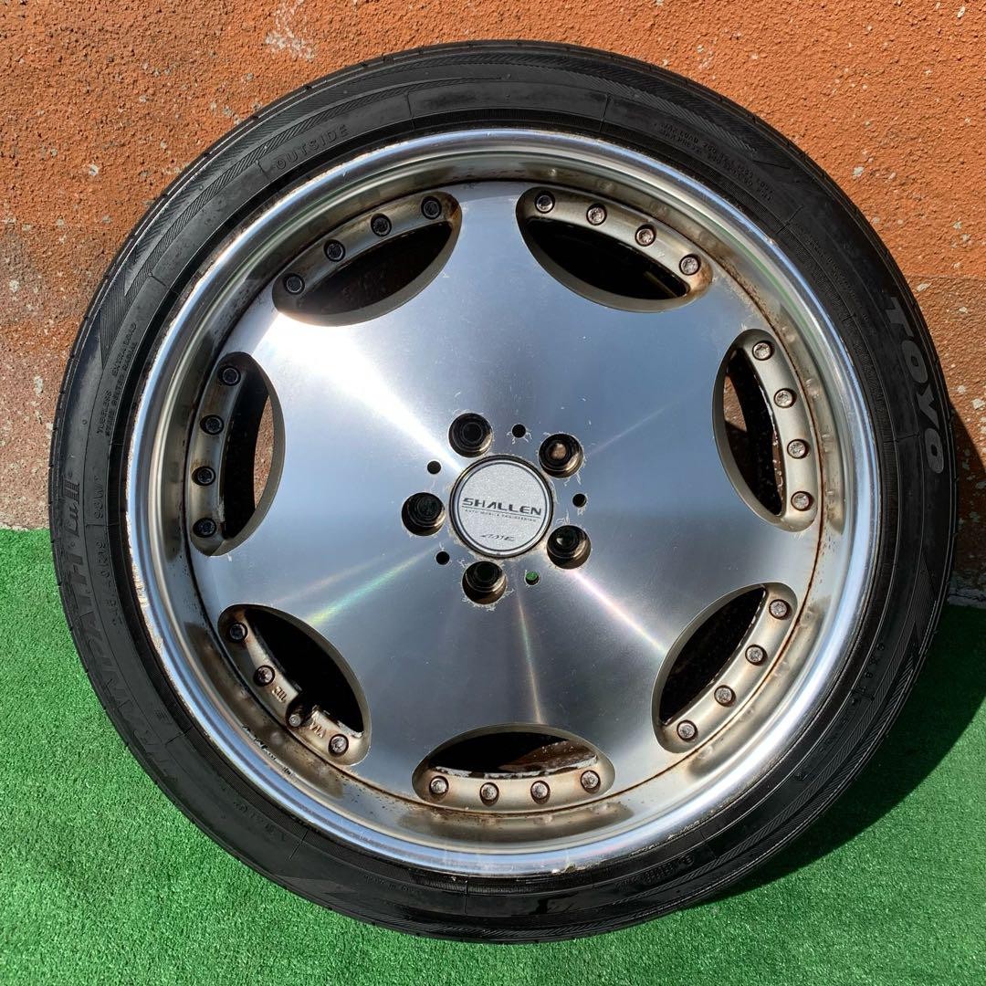 JDM AME SHALLEN 4Wheels 19x8.5+43 5x114.3 Square No Tires | eBay