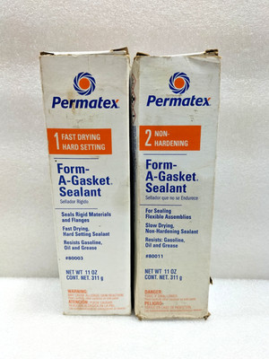 PERMATEX FORM A DICHTUNG DICHTSTOFF NR. 1+NEIN. 2 - SET 2 STÜCK